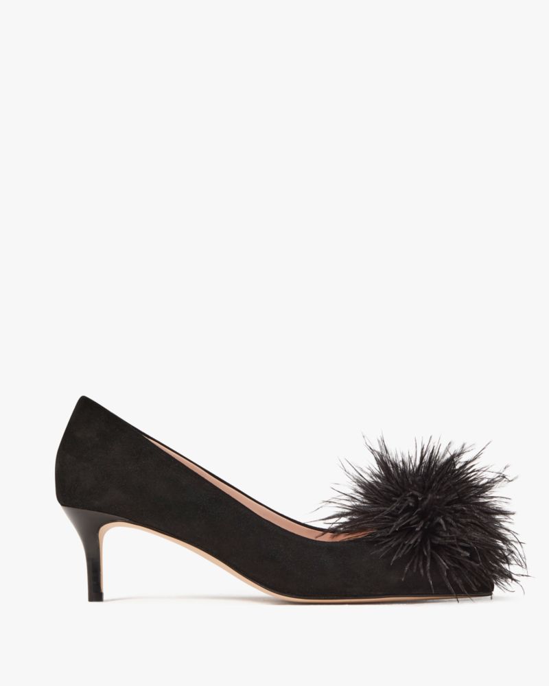 Zoey Pom Pom Kitten Heel