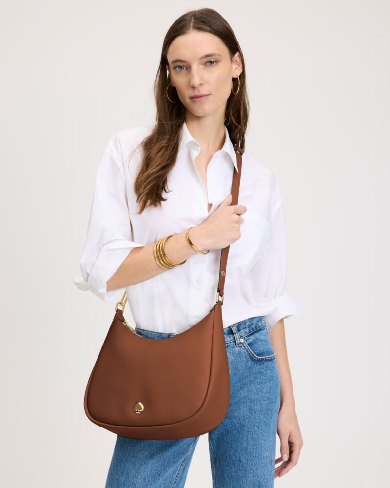 Kayla Suede Studs Large Shoulder Bag