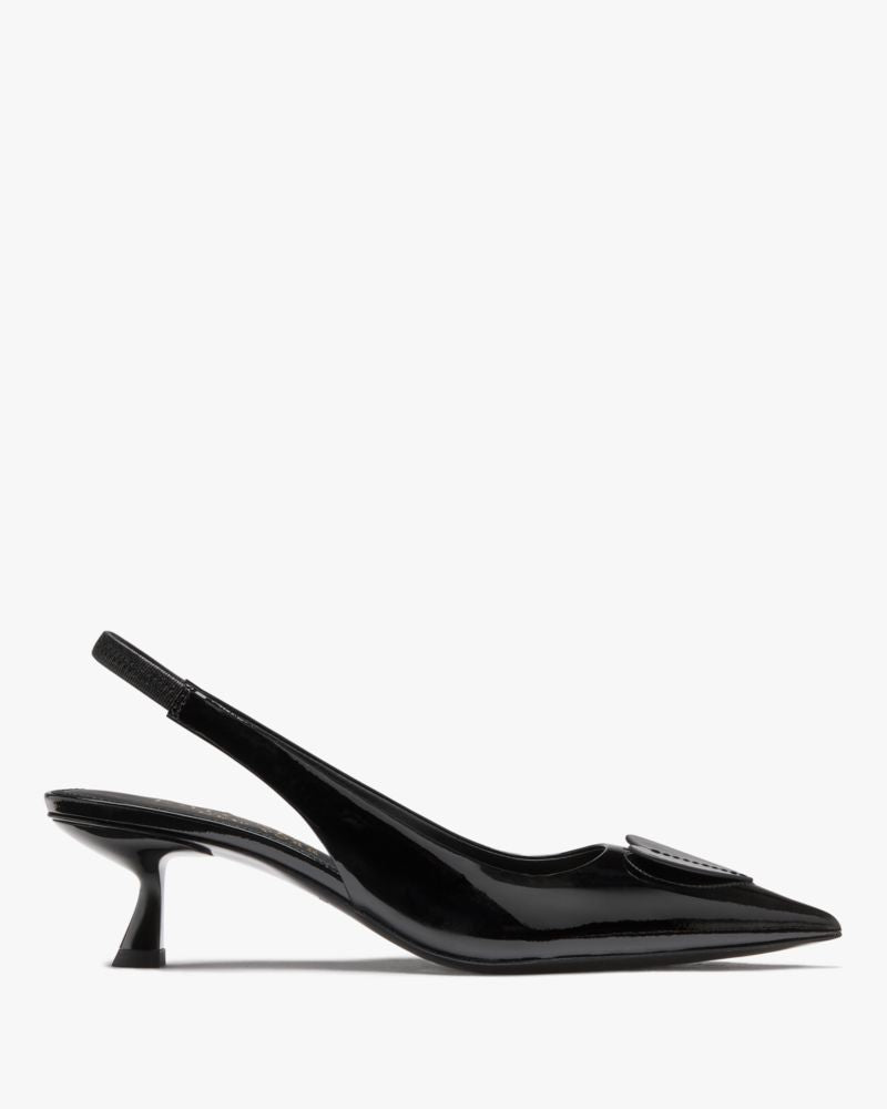Lover Slingback Kitten Heel Pumps