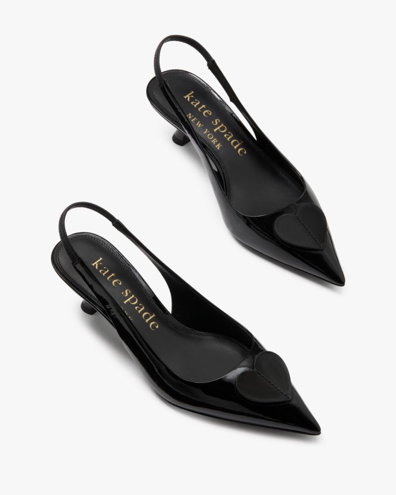 Lover Slingback Kitten Heel Pumps