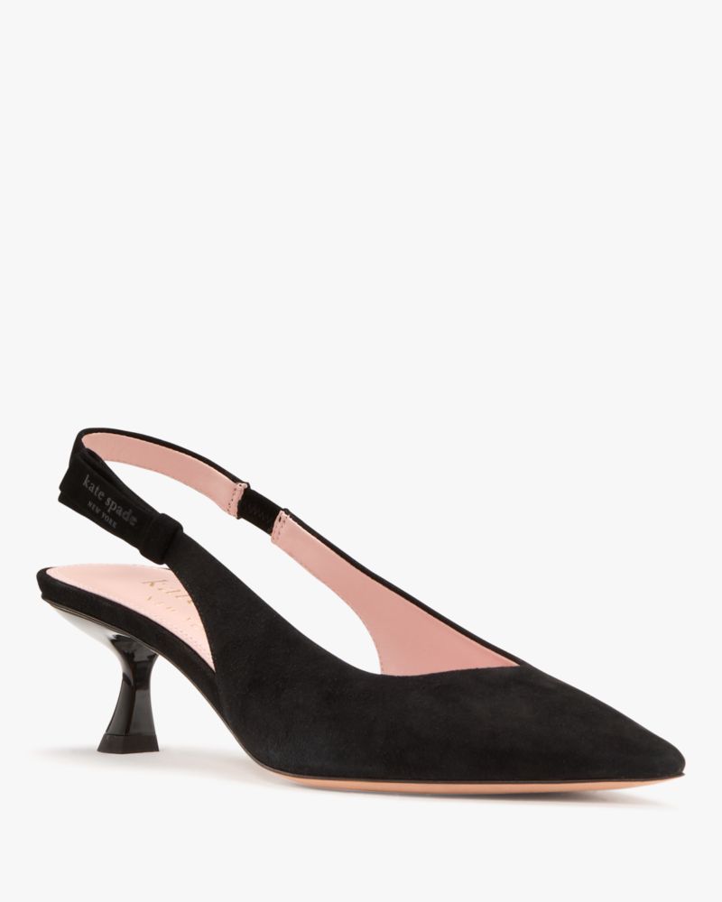 Riley Slingback Kitten Heel Pumps
