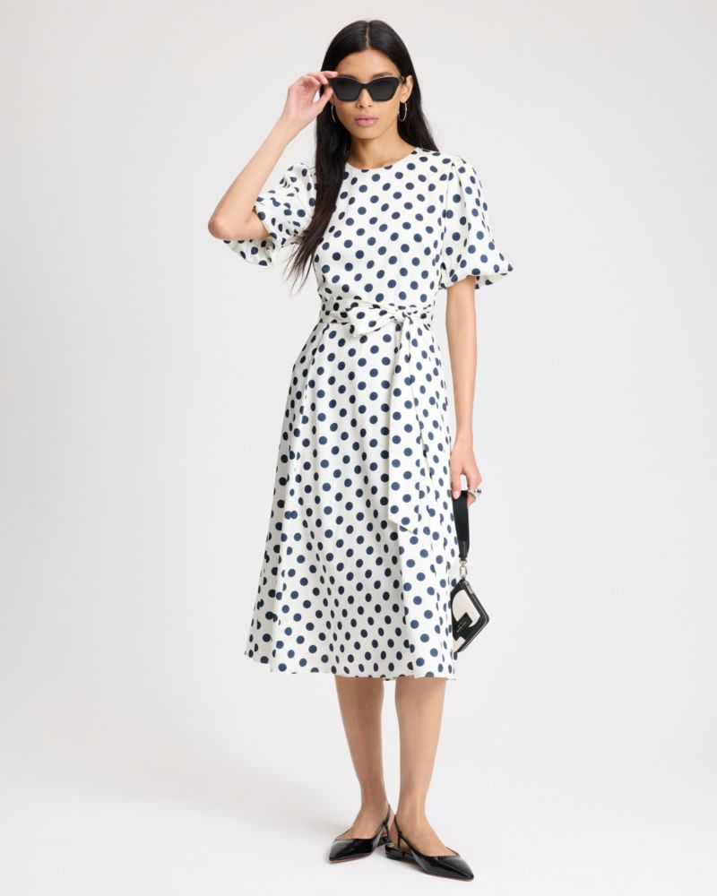 Breezy Dot Matinee Dress