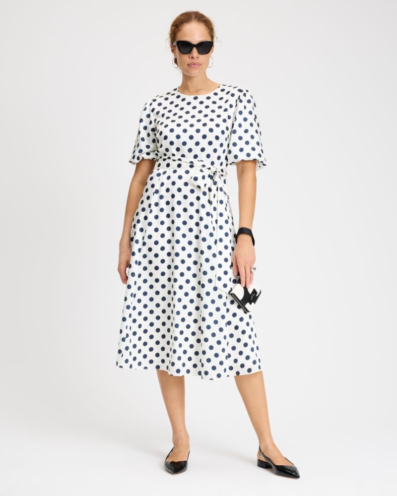 Breezy Dot Matinee Dress