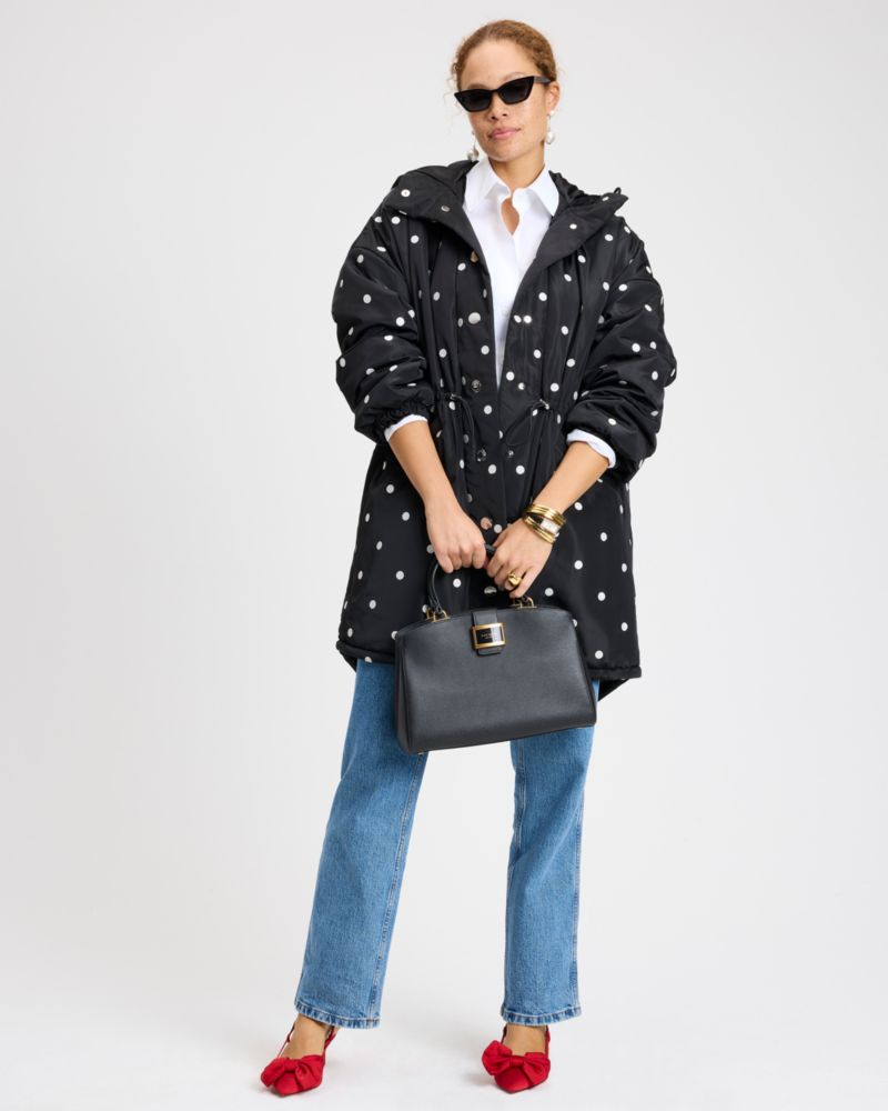 Breezy Dot Oversized Anorak