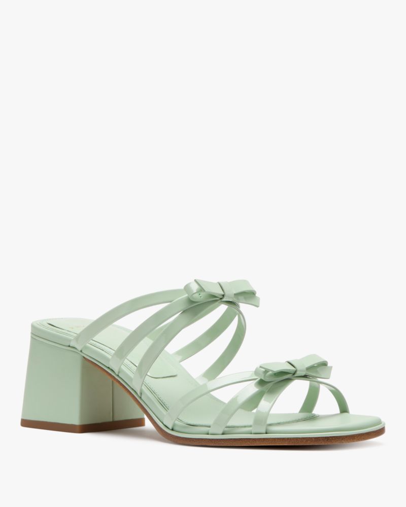 Carolina Patent Block Heel Sandals
