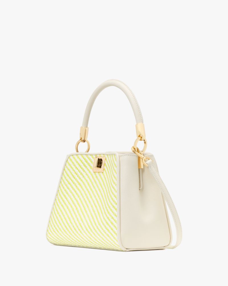 Phoebe Straw Small Top Handle Bag