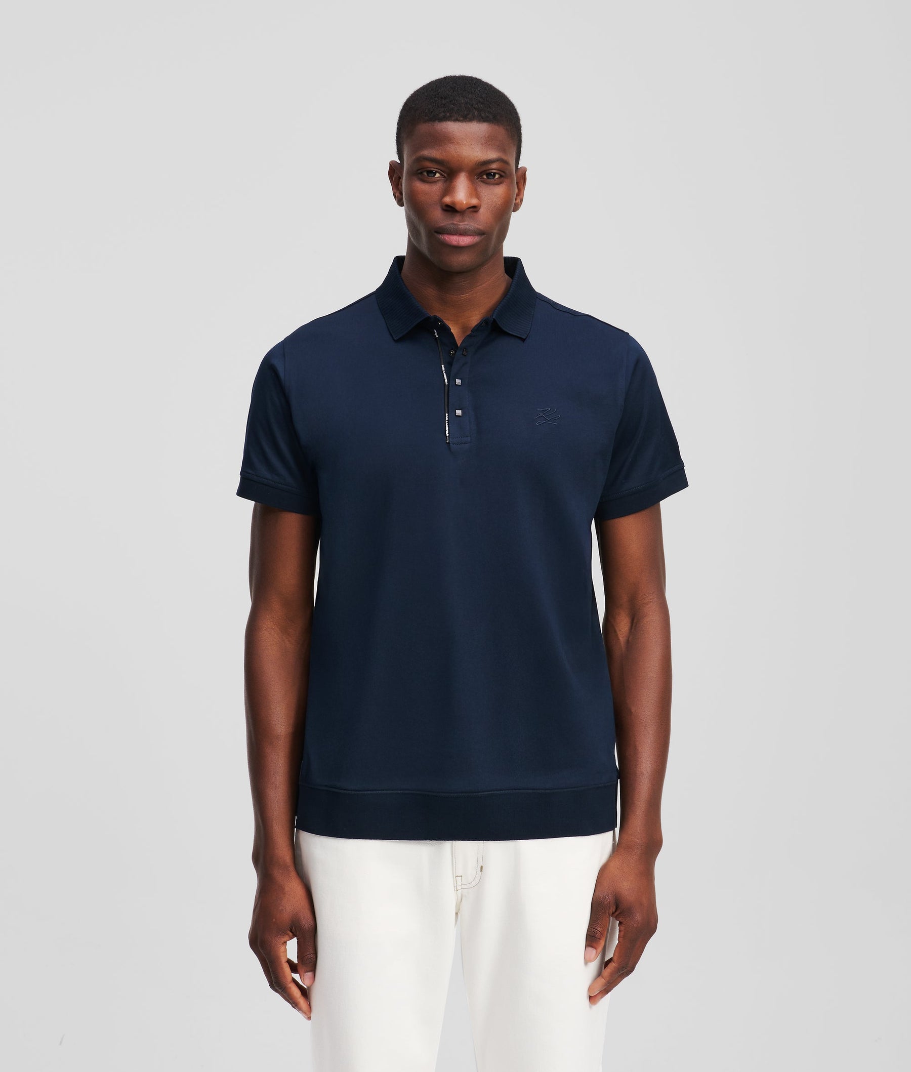 PRESS BUTTON POLO SHIRT