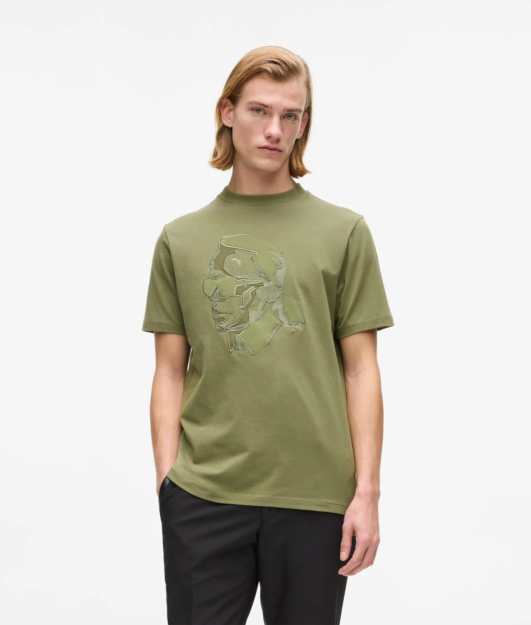 Tonal Karl print T-shirt