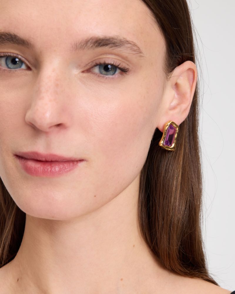 Molten Glass Statement Studs