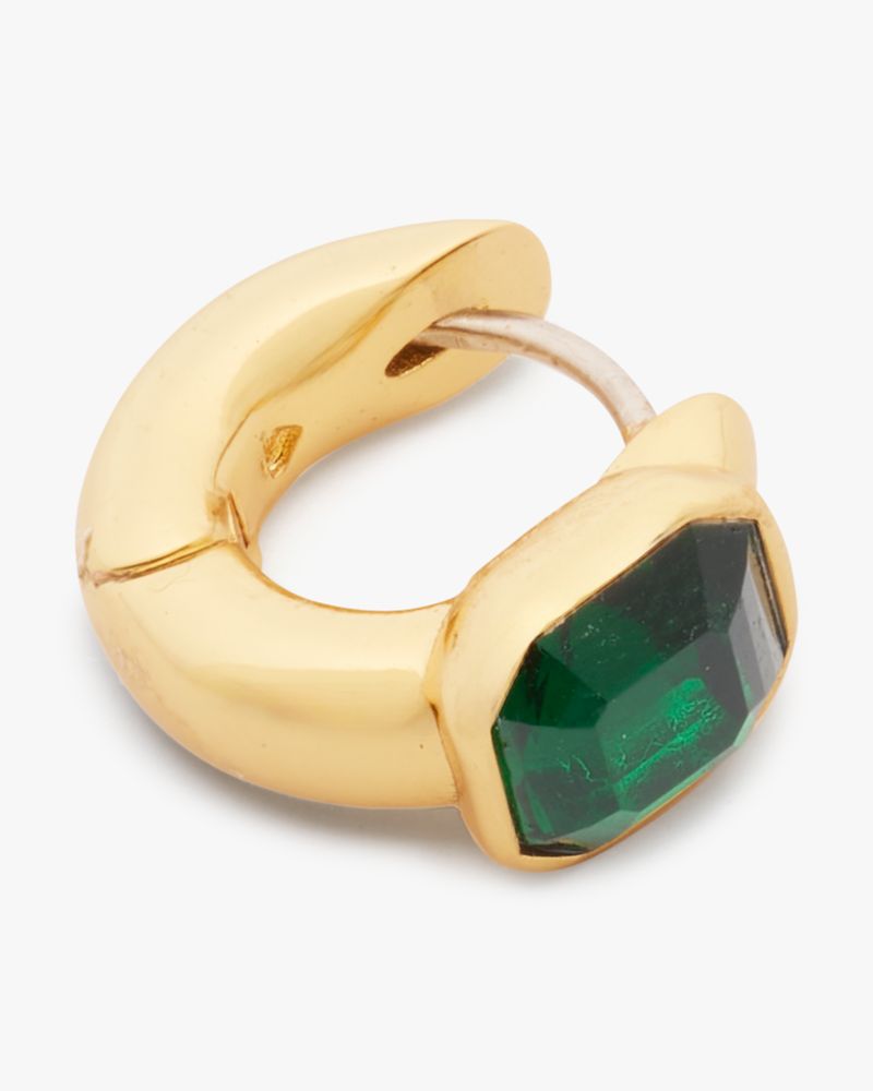 Keep Sparkling Asscher Huggies