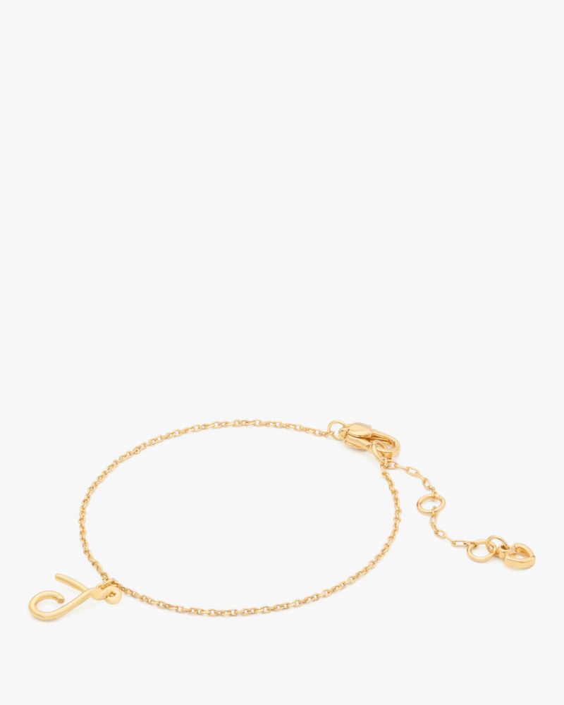 Initial Script Bracelet