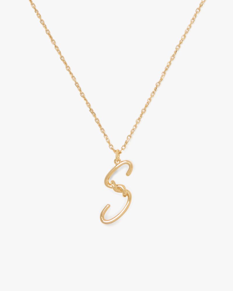 Initial Script S Pendant