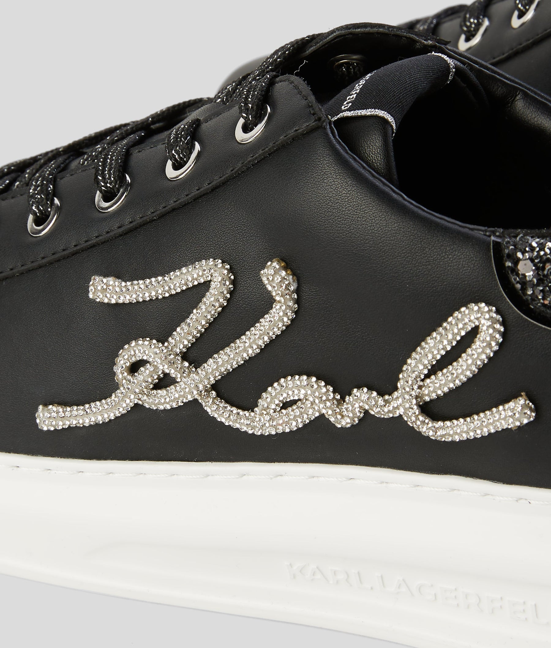 KAPRI SIGNIA RHINESTONE TRAINERS