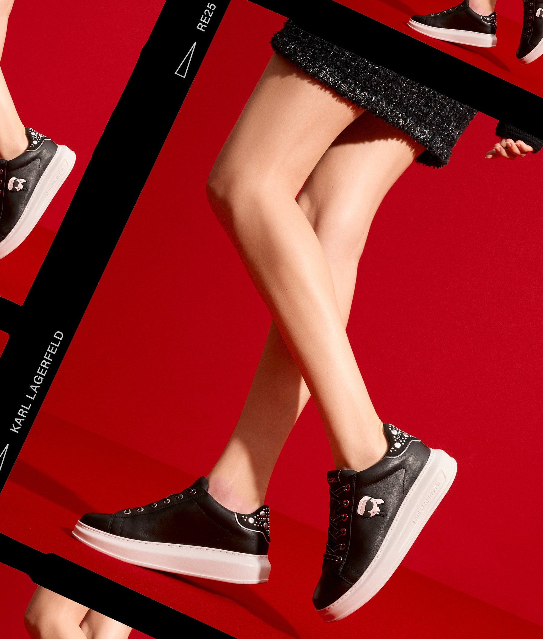 IKON NFT KAPRI MIRROR STUDS TRAINERS