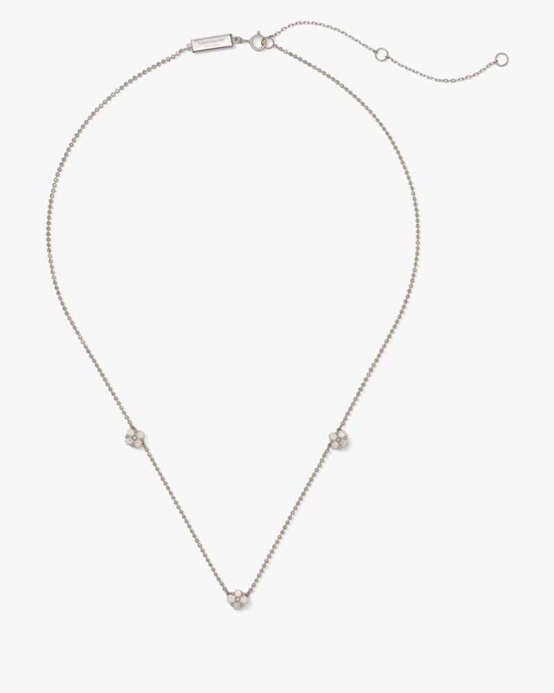 Kate Spade Fine Time To Shine Diamond Flower Necklace