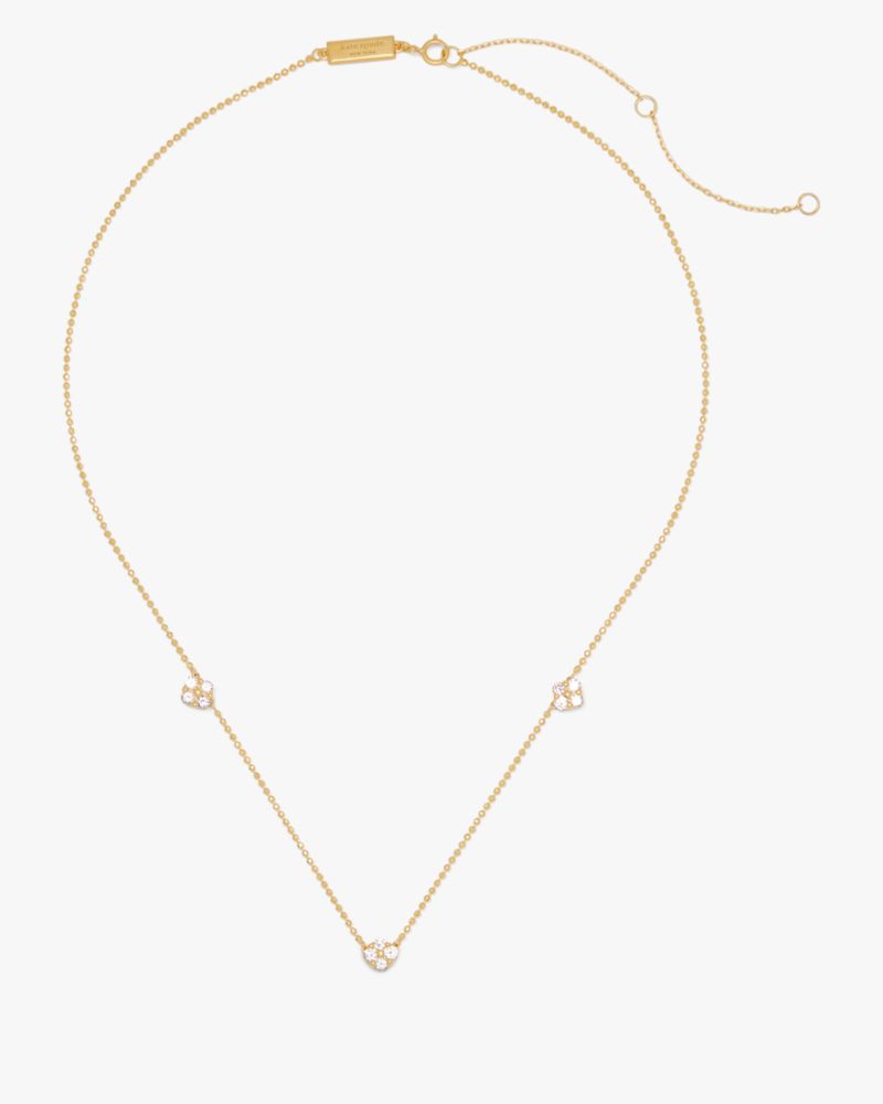 Kate Spade Fine Time To Shine Diamond Flower Necklace