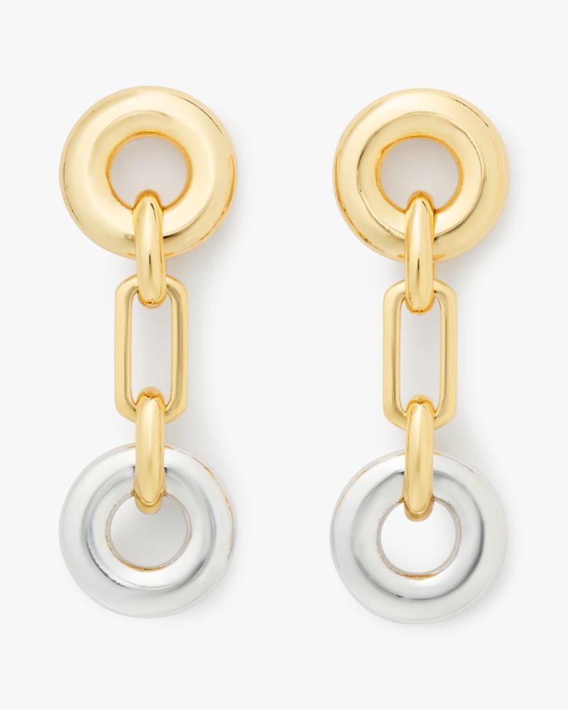 Interlock Linear Earrings