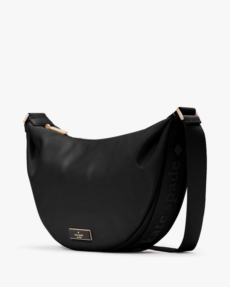 Carter Metallic Fabric Sling Bag