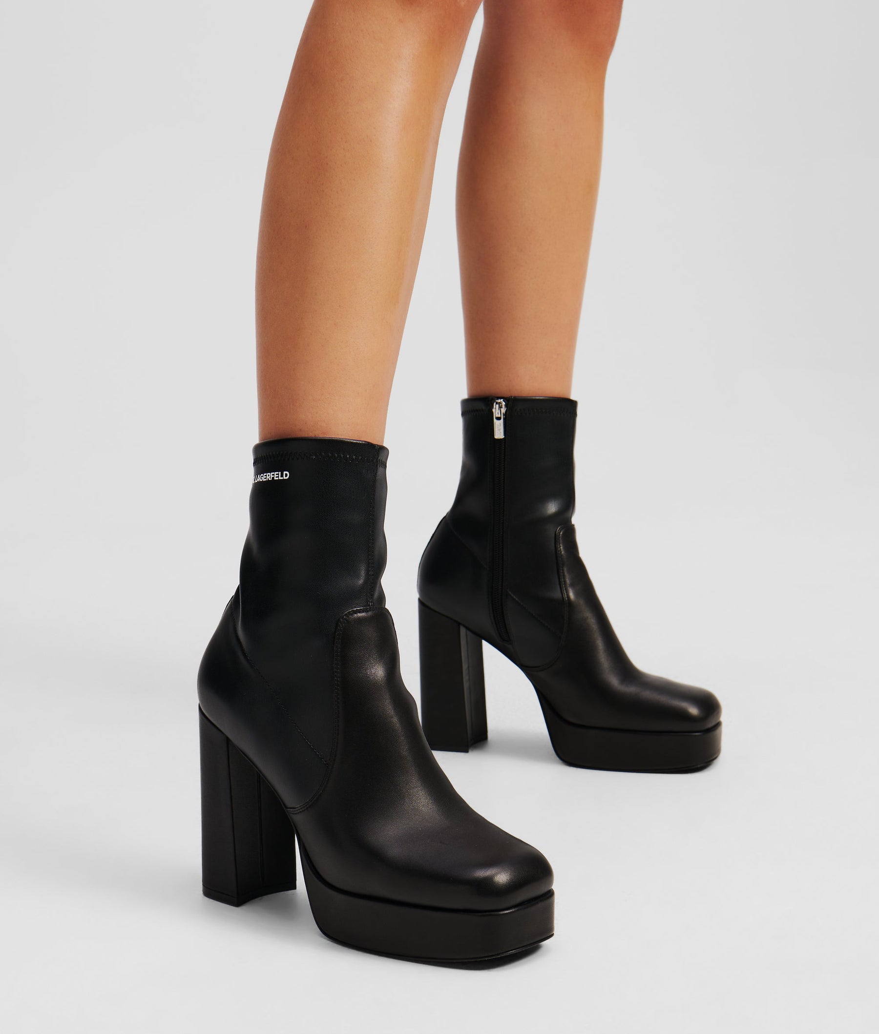 DAPHNE STRETCH MIDI BOOTS