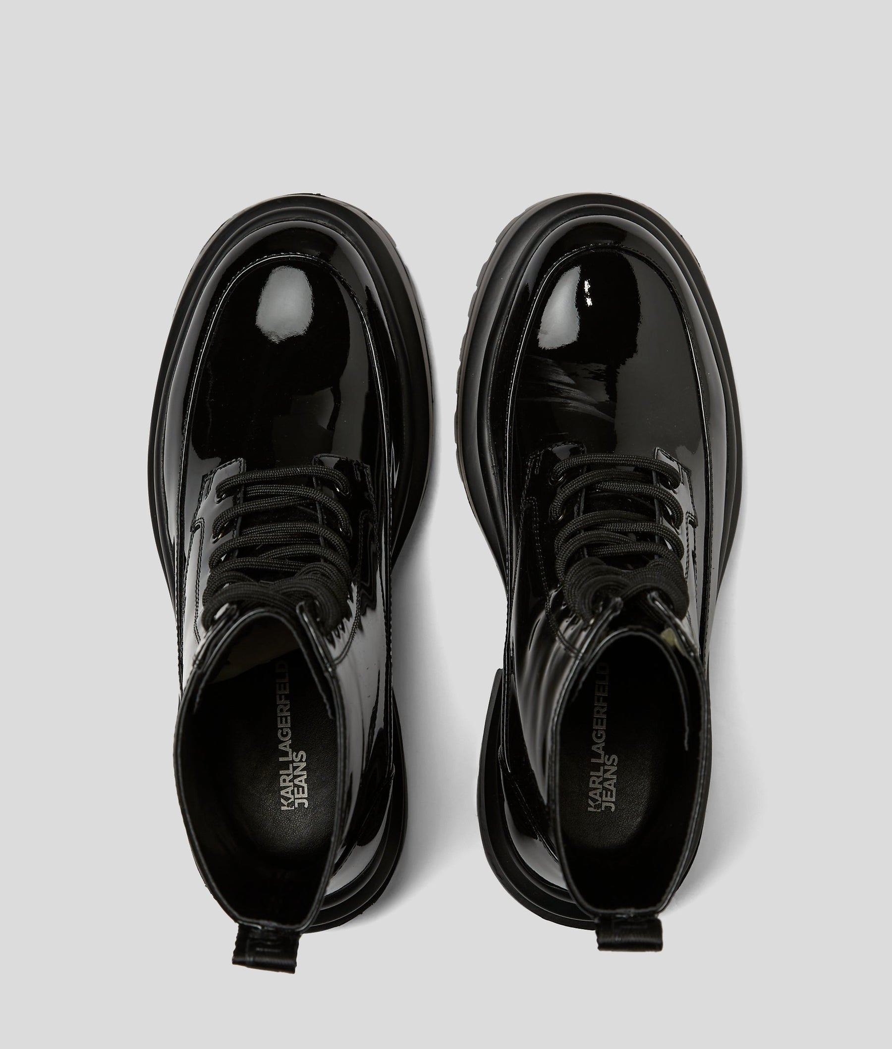 BROOKE PATENT LEATHER BOOTS