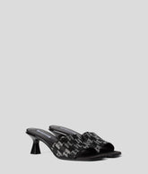 Monogram PANACHE RHINESTONE HEELED SANDALS