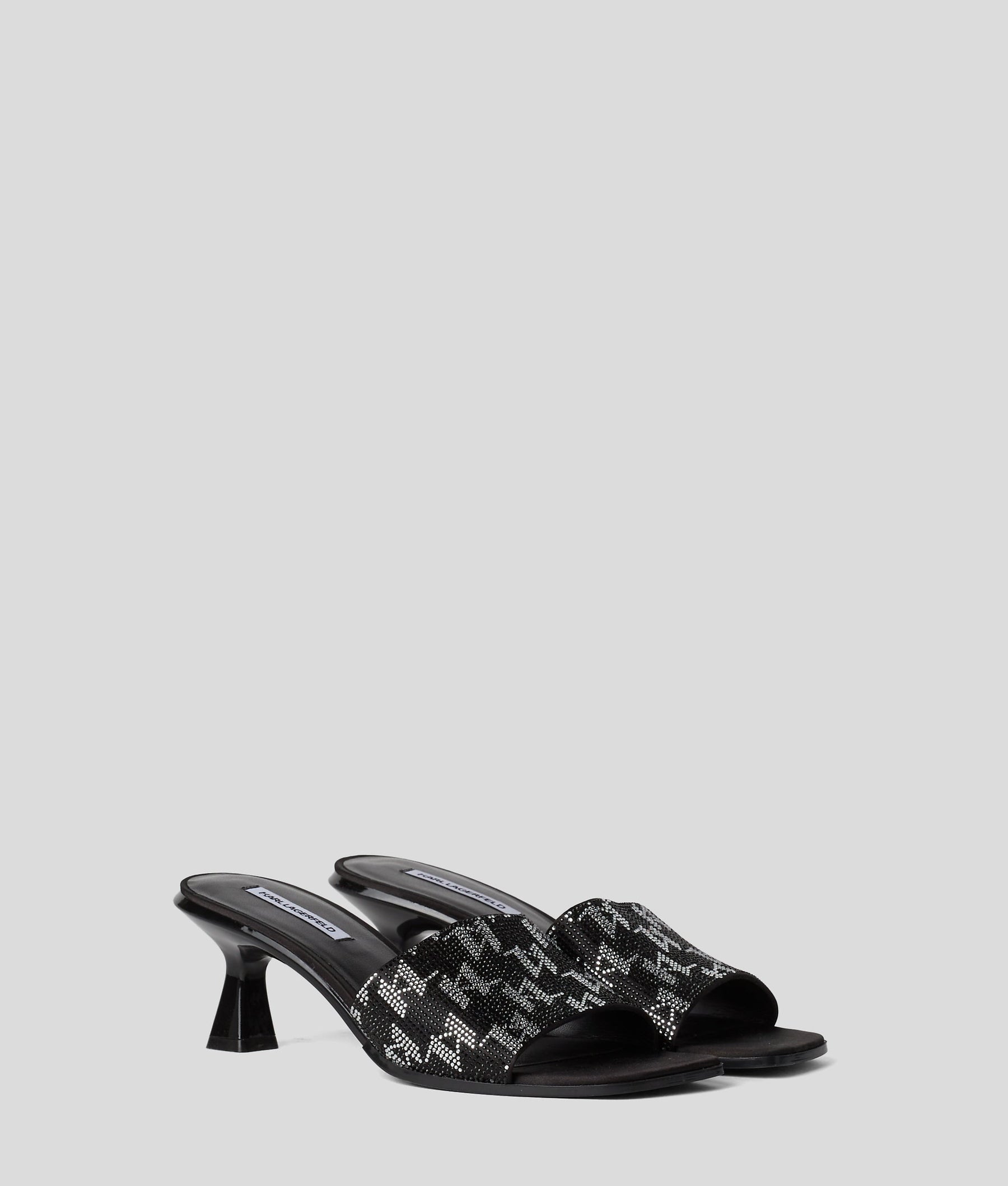 Monogram PANACHE RHINESTONE HEELED SANDALS