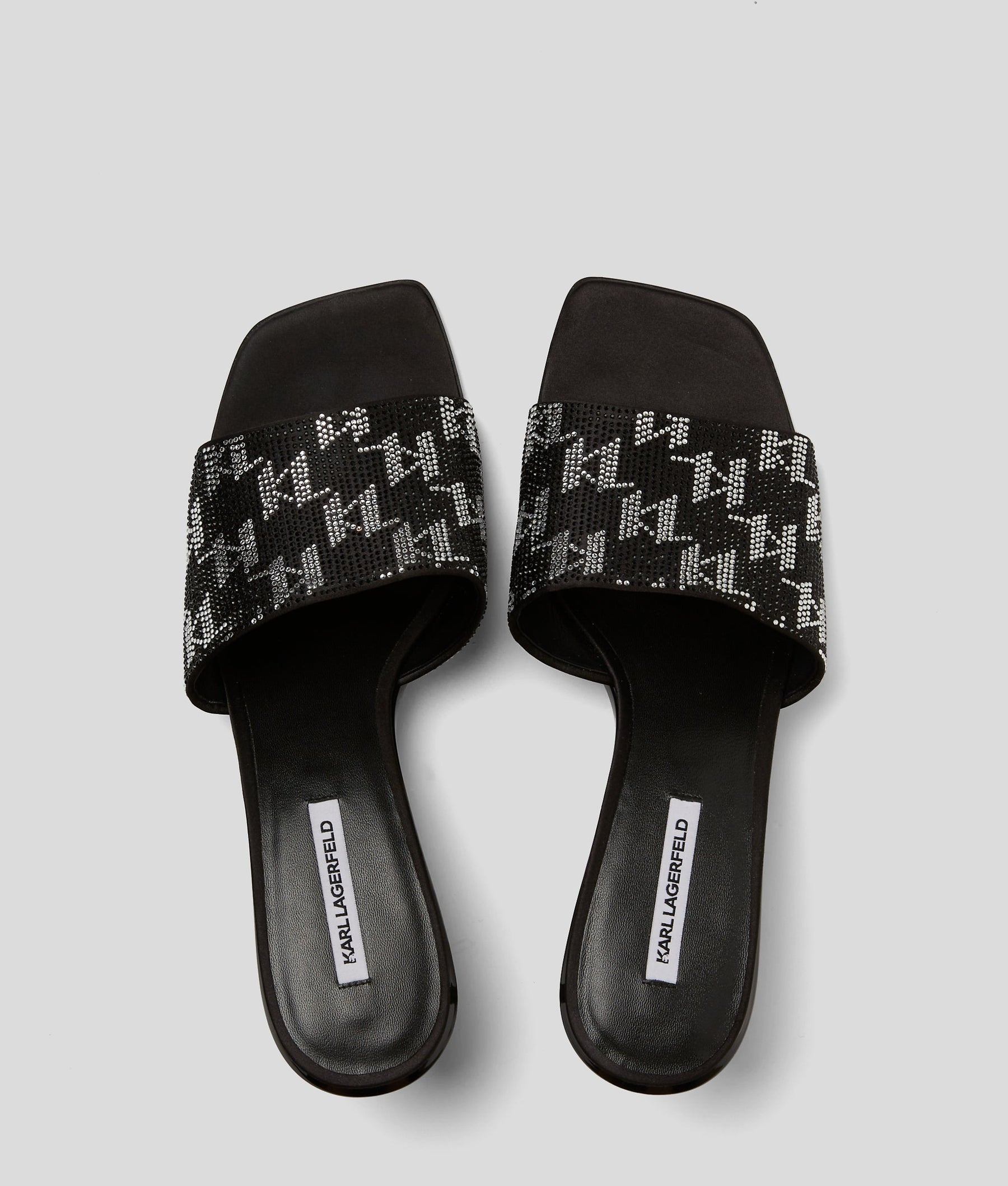 Monogram PANACHE RHINESTONE HEELED SANDALS