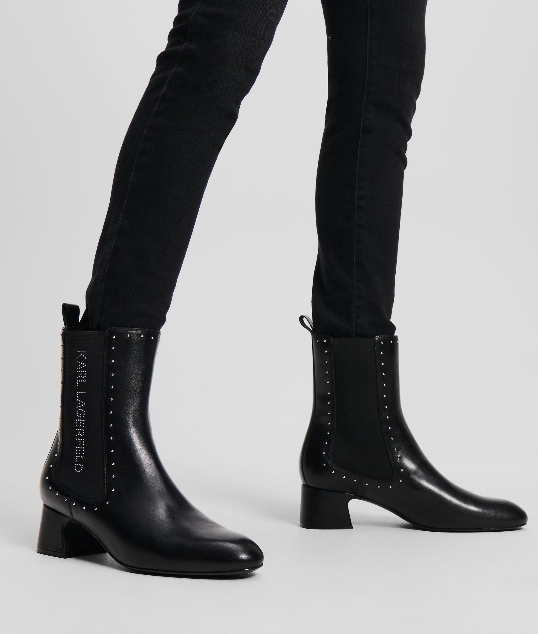 BONNIE STUDDED CHELSEA BOOTS