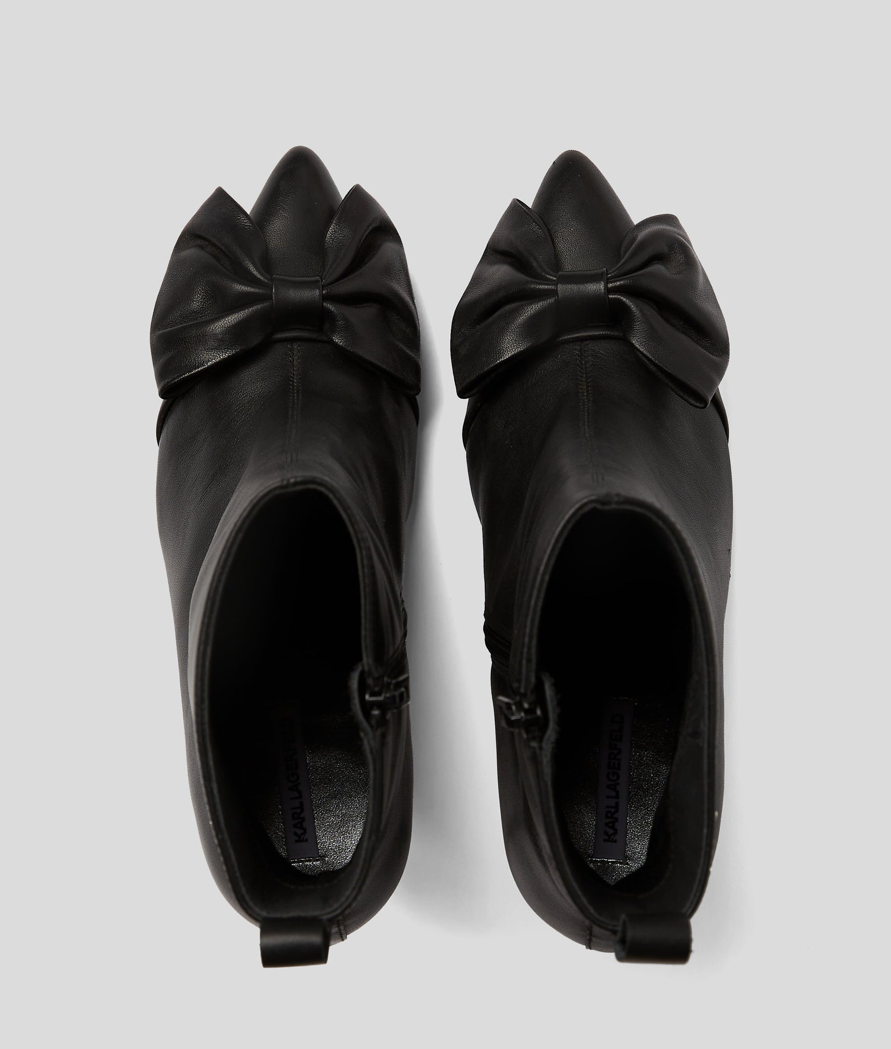 SARABANDE BOW ANKLE BOOTS