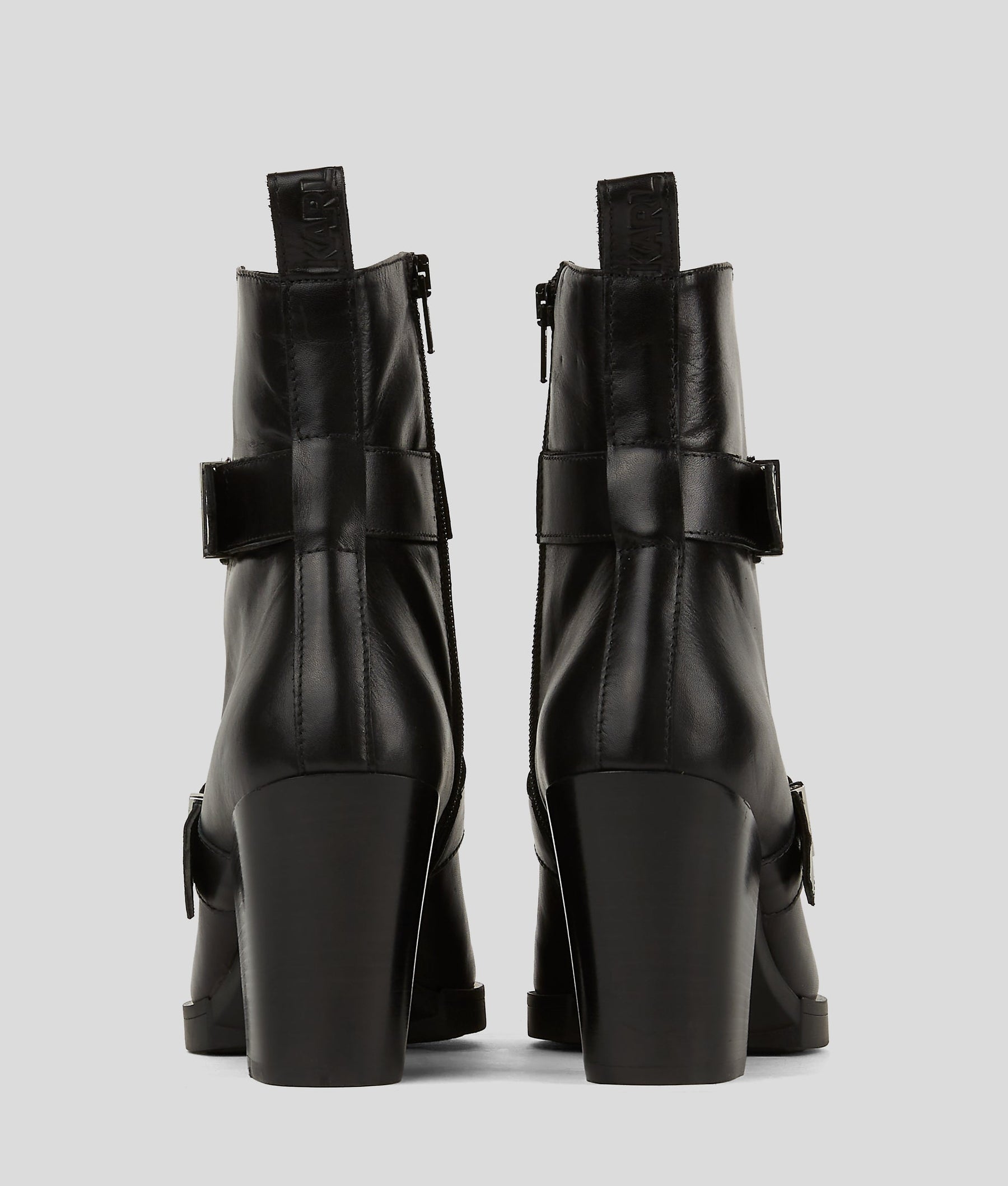 KOWBOY BUCKLED ANKLE BOOTS