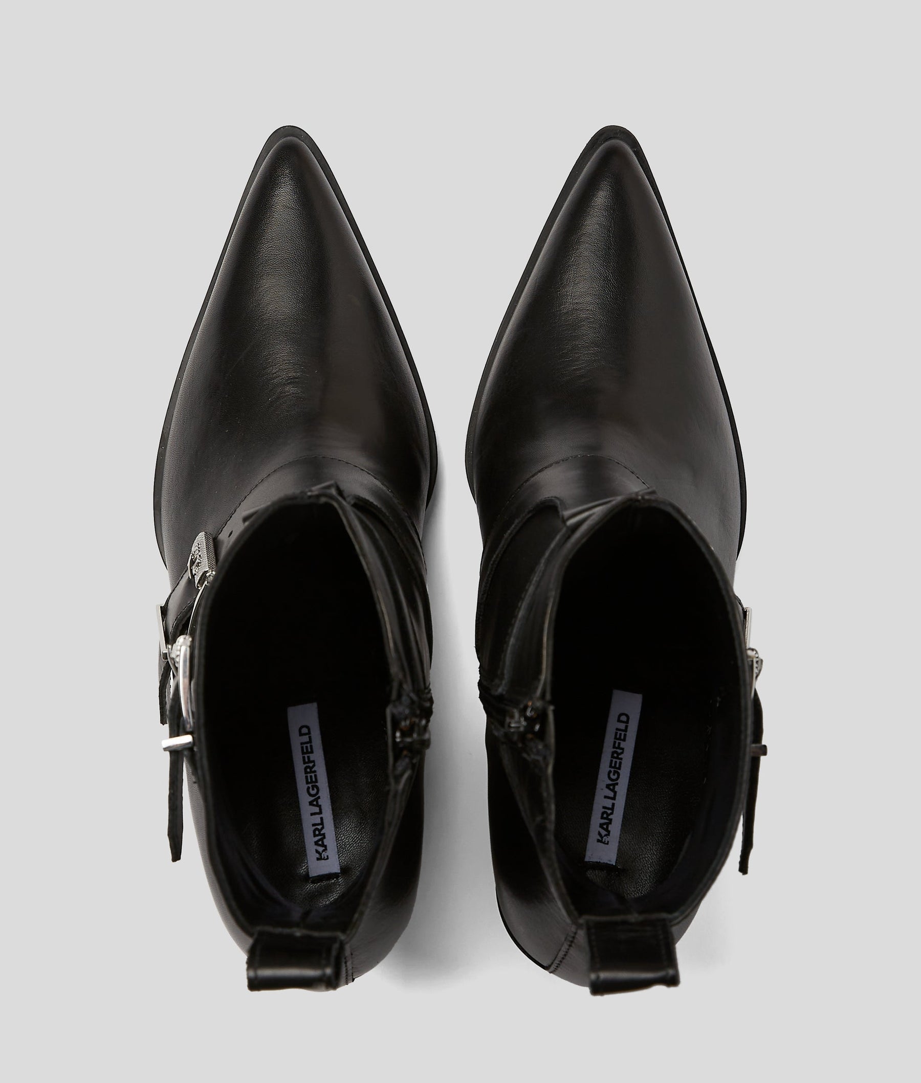 KOWBOY BUCKLED ANKLE BOOTS