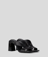 ASTRA NOVA CUT-OUT HEELED SANDALS