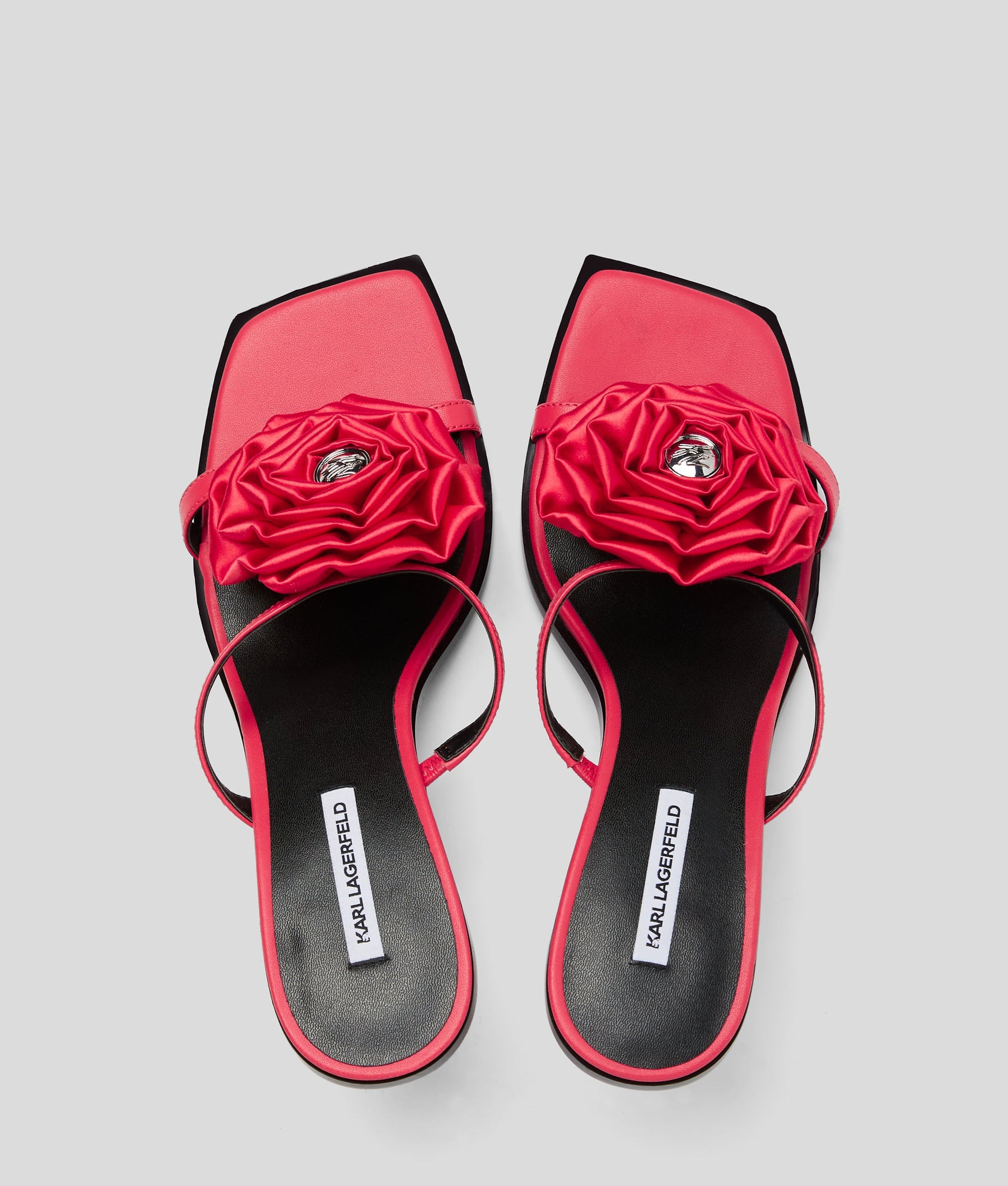 KARMEL FLORAL HEELED SANDALS