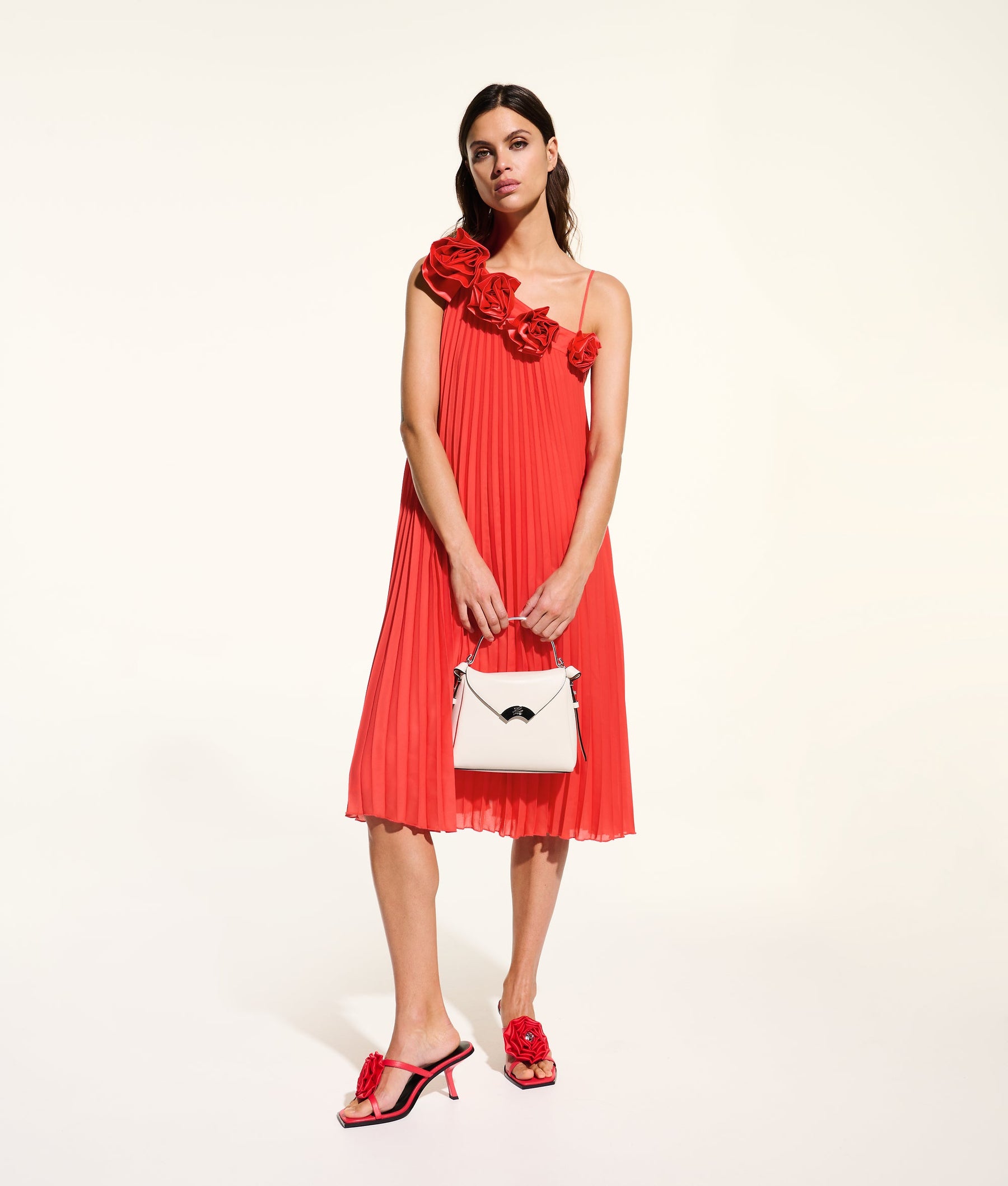 KARMEL FLORAL HEELED SANDALS