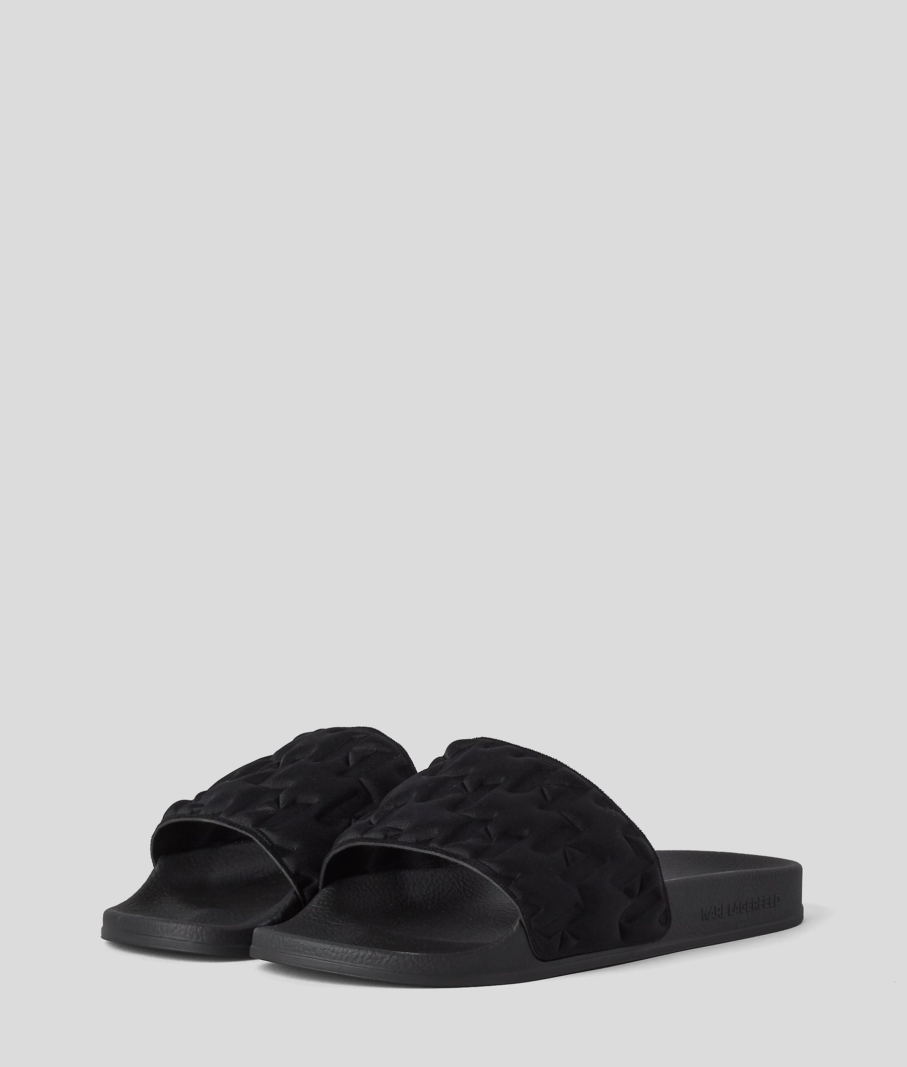 MONOGRAM PADDED SANDALS