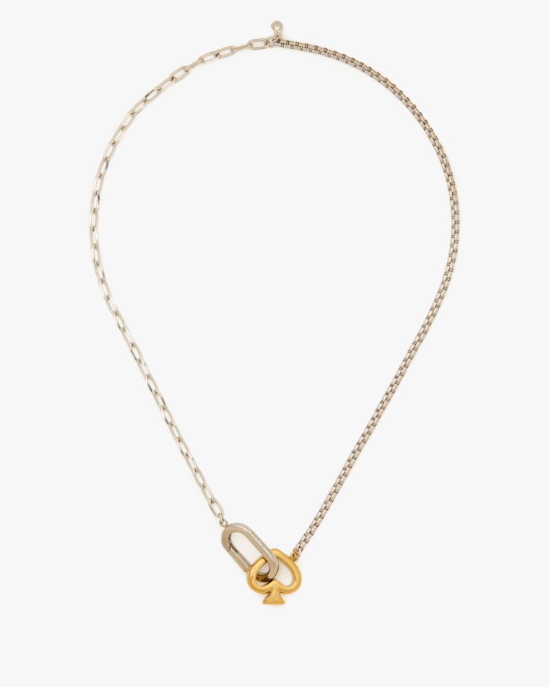 Statement Spade Link Necklace
