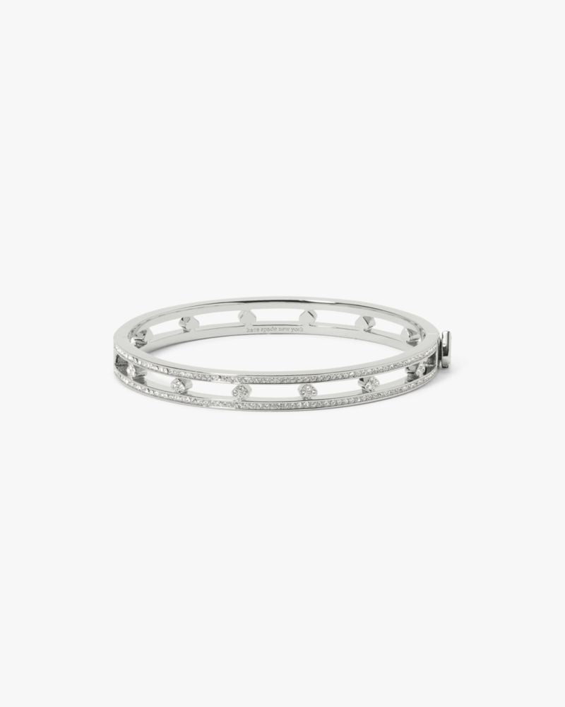 Cut To The Chase Pave Spade Hinge Bangle