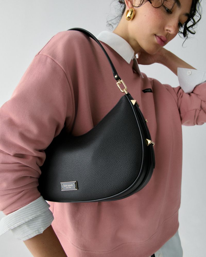 Liv Crinkle Patent Convertible Shoulder Bag