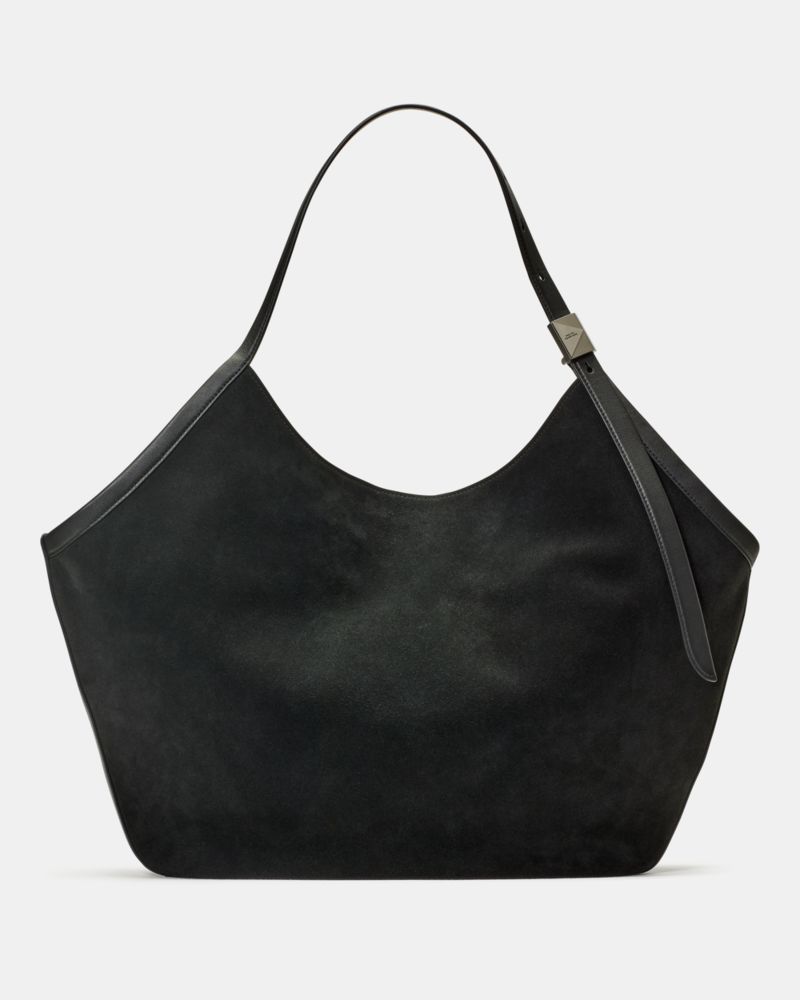 Deco Suede Large Tulip Tote