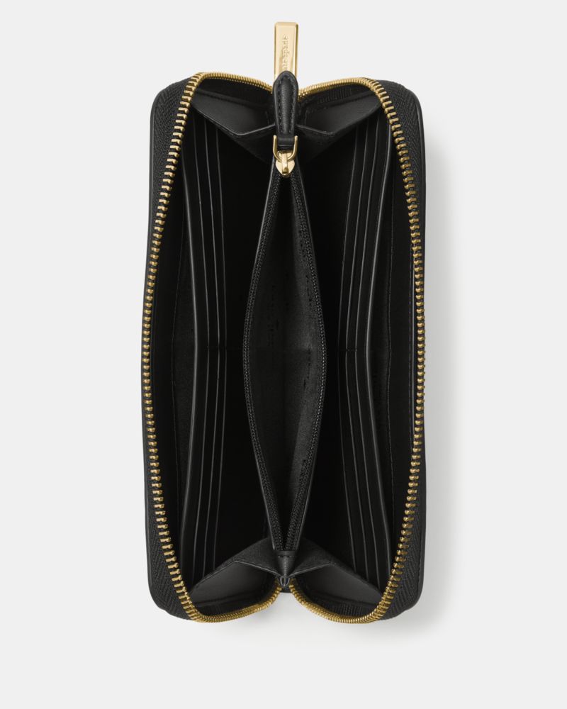 Bridget Crinkle Patent Large Continental Wallet