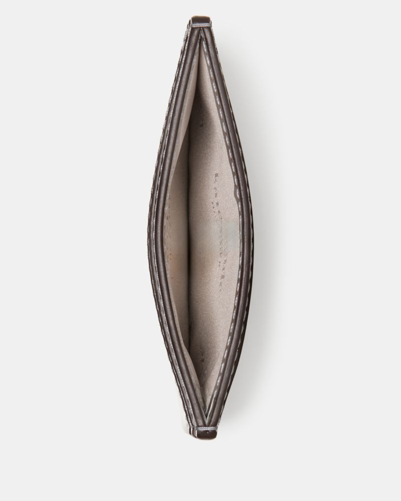 Bridget Mirror Metallic Small Slim Card Holder