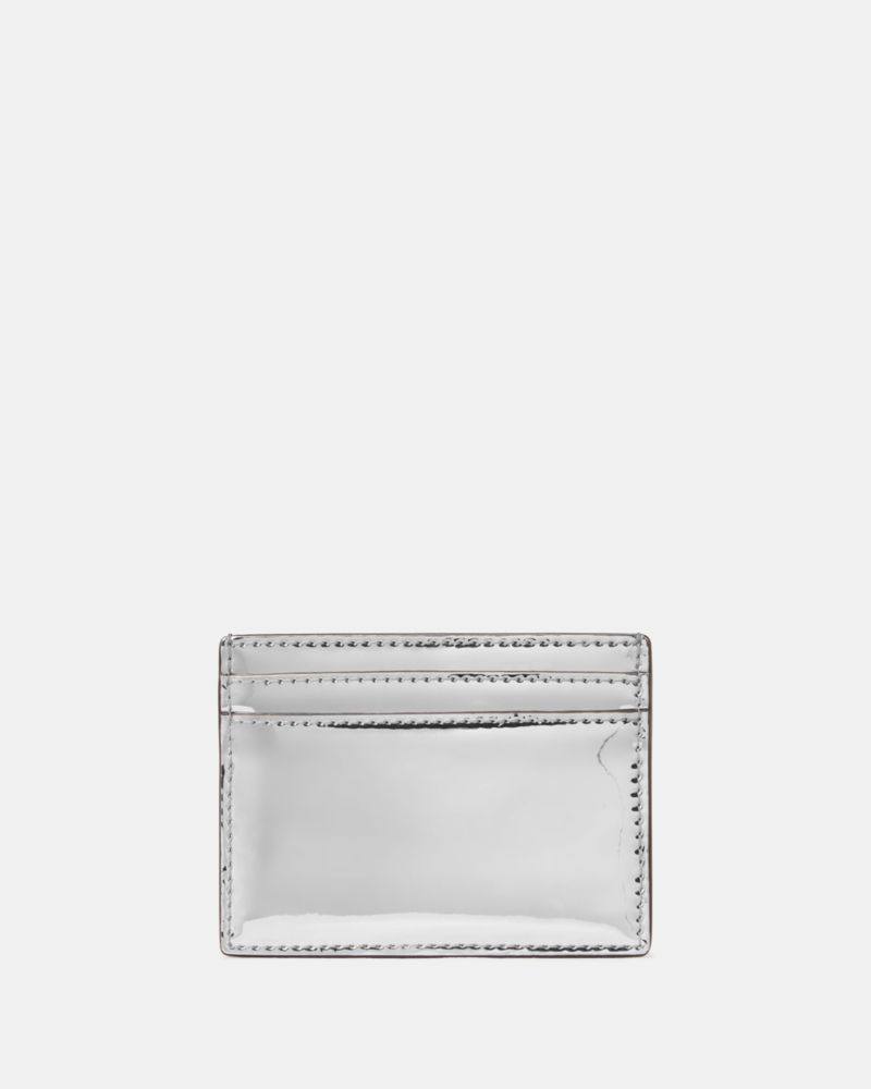 Bridget Mirror Metallic Small Slim Card Holder