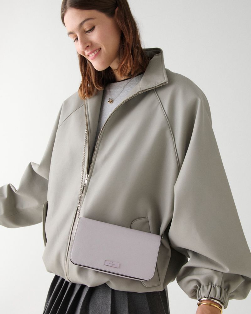 Bridget Crinkle Patent Mini Crossbody