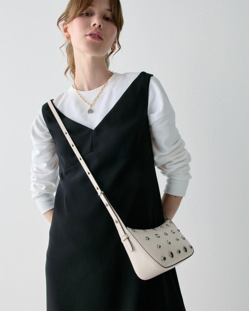 Halo Studded Crossbody