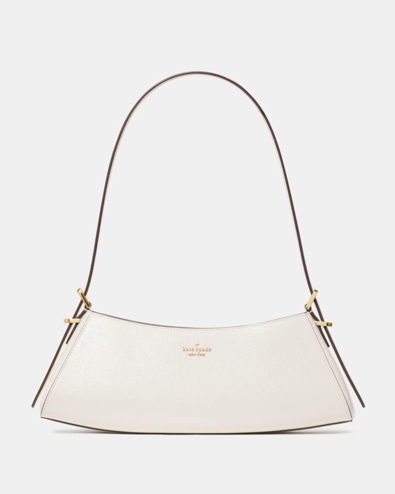 Frankie Textured Patent Leather Small East West Shoulder