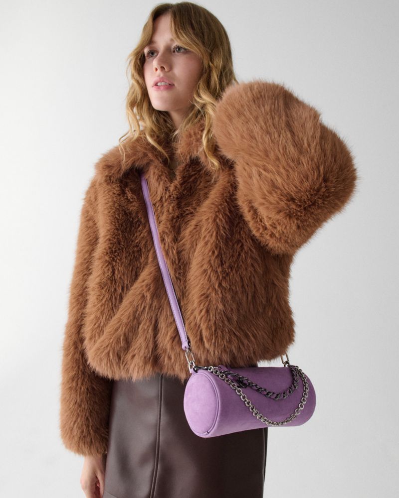 Roulette Suede Mini Convertible Bag