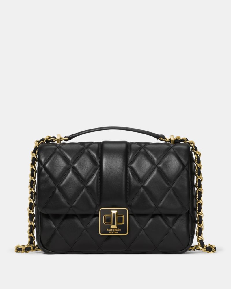 Carey Quilted Small Flap Crossbody