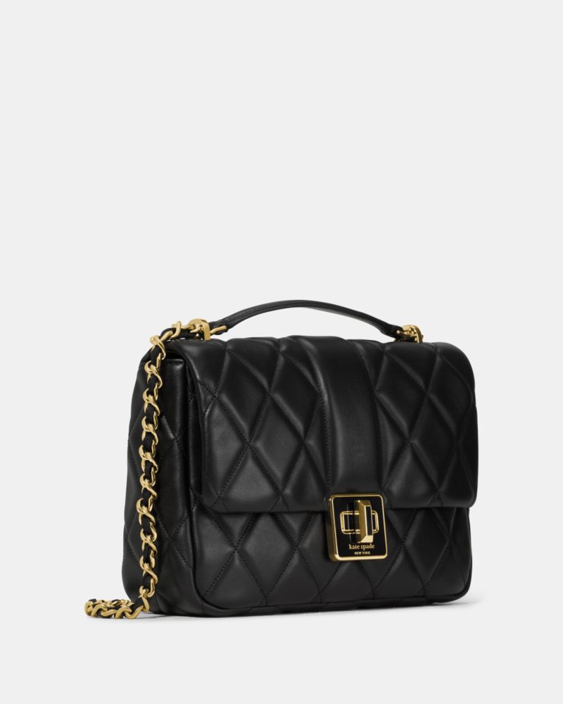 Carey Quilted Small Flap Crossbody