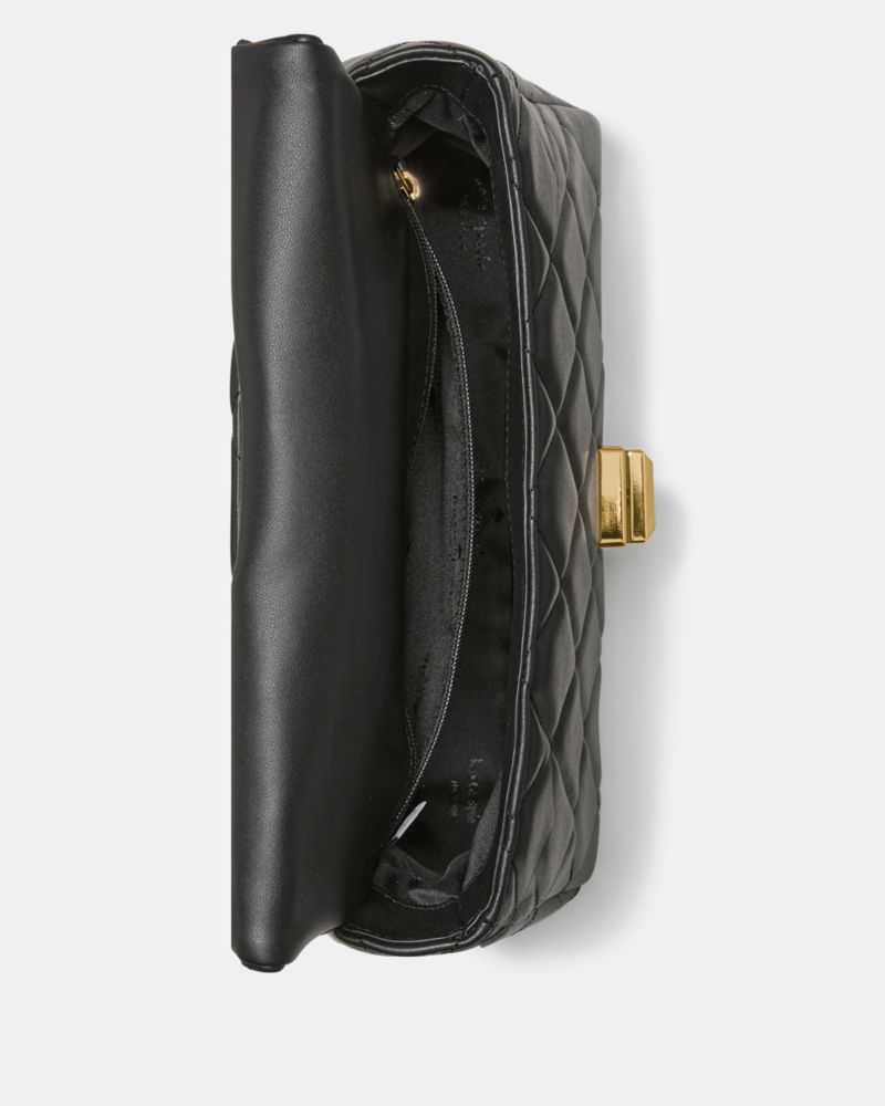 Carey Quilted Small Flap Crossbody