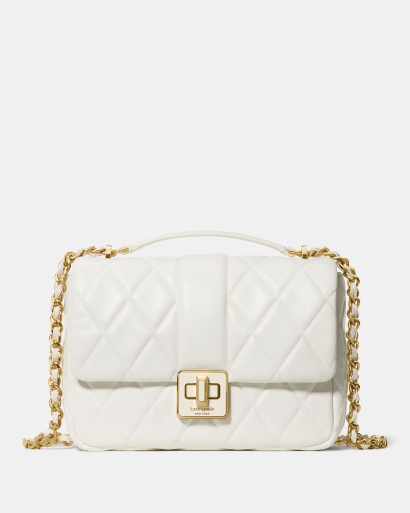 Carey Quilted Small Flap Crossbody